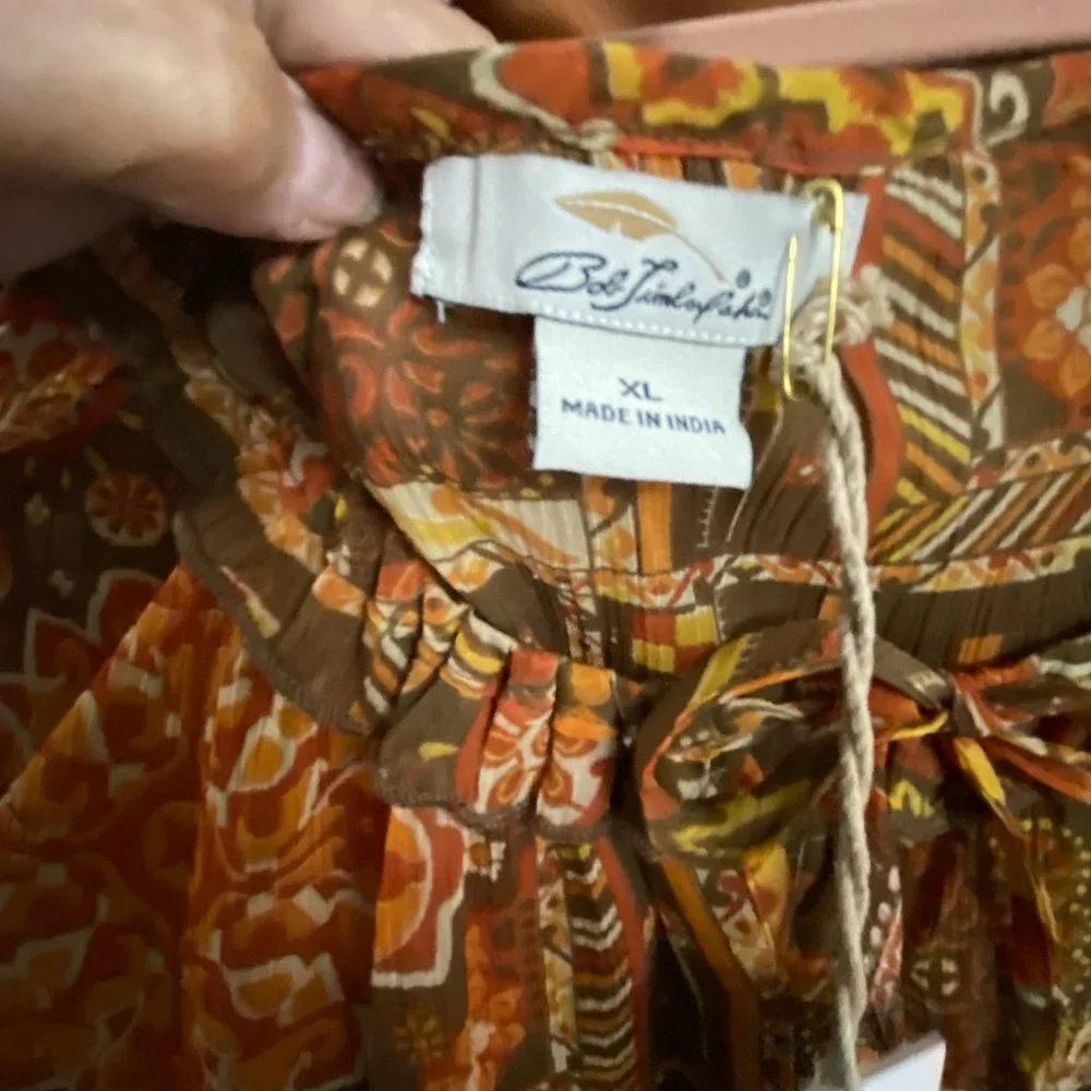 NWT Blouse and Skirt~XL-Rust colors - Picture 10 of 16